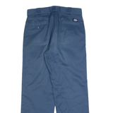 DICKIES Workwear Mens Trousers Blue Regular Straight W33 L30