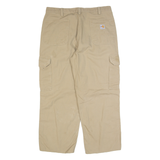 DICKIES Cargo Workwear Mens Trousers Beige Regular Straight W36 L26