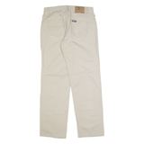 RALPH LAUREN POLO JEANS COMPANY Womens Trousers Cream Regular Straight W30 L31