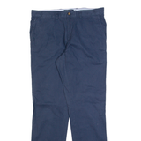 TOMMY HILFIGER Chino Mens Trousers Blue Regular Tapered W32 L32