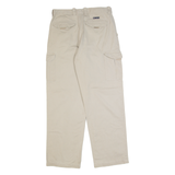 CHAPS Cargo Mens Trousers Cream Regular Straight W32 L32