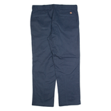 DICKIES 874 Workwear Mens Trousers Blue Regular Straight W38 L30