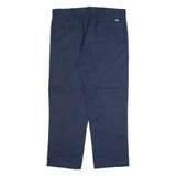 DICKIES Flex 874 Workwear Mens Trousers Blue Regular Straight W38 L30