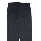 DICKIES Workwear Mens Trousers Black Regular Straight W36 L32