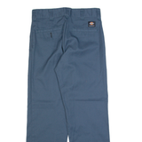 DICKIES Workwear Mens Trousers Blue Regular Straight W30 L30
