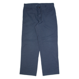 DICKIES Workwear Mens Trousers Blue Regular Straight W36 L30