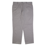 DICKIES Flex 874 Workwear Mens Trousers Grey Regular Straight W40 L32