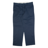 DICKIES 874 Workwear Mens Trousers Blue Regular Straight W36 L30