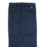 DICKIES 874 Workwear Mens Trousers Blue Regular Straight W36 L30
