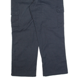 DICKIES Cargo Workwear Mens Trousers Black Relaxed Straight W34 L30