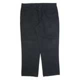 DICKIES Workwear Mens Trousers Black Regular Straight W40 L30