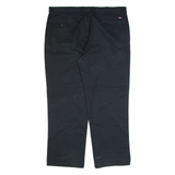 DICKIES Workwear Mens Trousers Black Regular Straight W40 L30