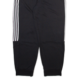 ADIDAS Womens Joggers Black Tapered L W28 L27