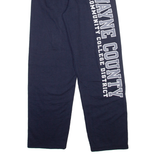 CHAMPION Wayne County Community College Mens Joggers Blue Straight S W20 L28