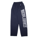 CHAMPION Wayne County Community College Mens Joggers Blue Straight S W20 L28
