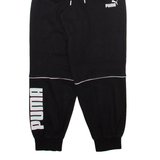 PUMA Womens Joggers Black Tapered XS W25 L27