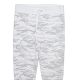 CALVIN KLEIN Camo Womens Joggers White Tapered L W36 L28