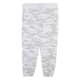 CALVIN KLEIN Camo Womens Joggers White Tapered L W36 L28