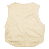 EDDIE BAUER Utility Mens Workwear Gilet Beige L