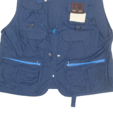 EAGLE CLAW Utility Mens Workwear Gilet Blue XL