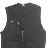 TWIK Utility Mens Workwear Gilet Black M