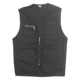 TWIK Utility Mens Workwear Gilet Black M
