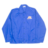 GEM SPORTSWEAR Mets Dream Week Mens Coach Jacket Blue Nylon USA L