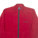 CHAPS RALPH LAUREN Mens Fleece Jacket Red L