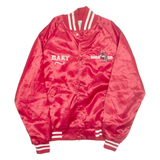 WESTARK Harolds Club Womens Varsity Jacket Red Nylon USA L