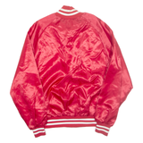WESTARK Harolds Club Womens Varsity Jacket Red Nylon USA L