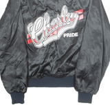 Chorley Pride Mens Bomber Jacket Black Nylon M