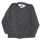 RENEGADE Mens Coach Jacket Black Nylon L