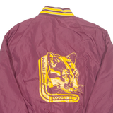 PLA-JAC Presbyterian College Mens Varsity Jacket Maroon Nylon USA XL