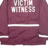 GEM SPORTSWEAR Womens Workwear Jacket Maroon Nylon L