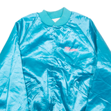 KING LOUIE Wayne Starr Womens Bomber Jacket Blue Nylon USA XL