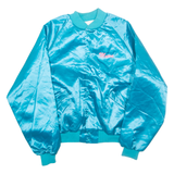 KING LOUIE Wayne Starr Womens Bomber Jacket Blue Nylon USA XL