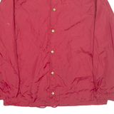DISNEY Mulan Mens Coach Jacket Maroon Nylon L