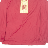 DISNEY Mulan Mens Coach Jacket Maroon Nylon L