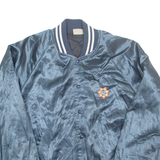 AUBURN San Jose Pal Mens Varsity Jacket Blue Nylon USA L