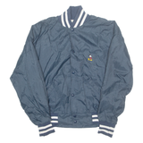 DISNEY Mickey Mouse Mens Bomber Jacket Blue Nylon 90s M