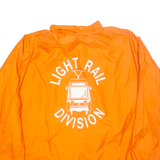 ARISTO JAC Lime Instructor Mens Coach Jacket Orange Nylon XL