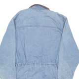 DENIM & CO Womens Blanket Lined Denim Jacket Blue L