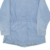 DENIM & CO Womens Blanket Lined Denim Jacket Blue L