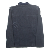 LIZ WEAR Denim Womens Chore Jacket Black M