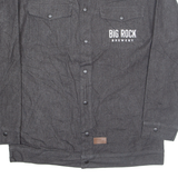 SOMEONE Mens Workwear Jacket Black L