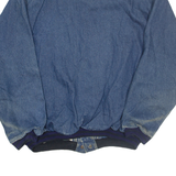 HILTON Blanket Lined Denim Mens Workwear Jacket Blue XL