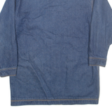 PERRY ELLIS Womens Blanket Lined Denim Jacket Blue M