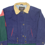 FRENCH Country EXPRESS Womens Coat Blue Colourblock S