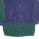 FRENCH Country EXPRESS Womens Coat Blue Colourblock S