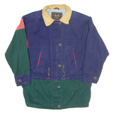 FRENCH Country EXPRESS Womens Coat Blue Colourblock S